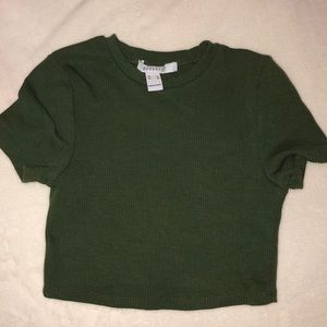 Crop too and biker shorts